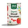365 By Whole Foods Market, Organic Diced Tomatoes, 14.5 Ounce view 1