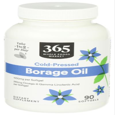 365 by Whole Foods Market, Borage Oil, 90 Count