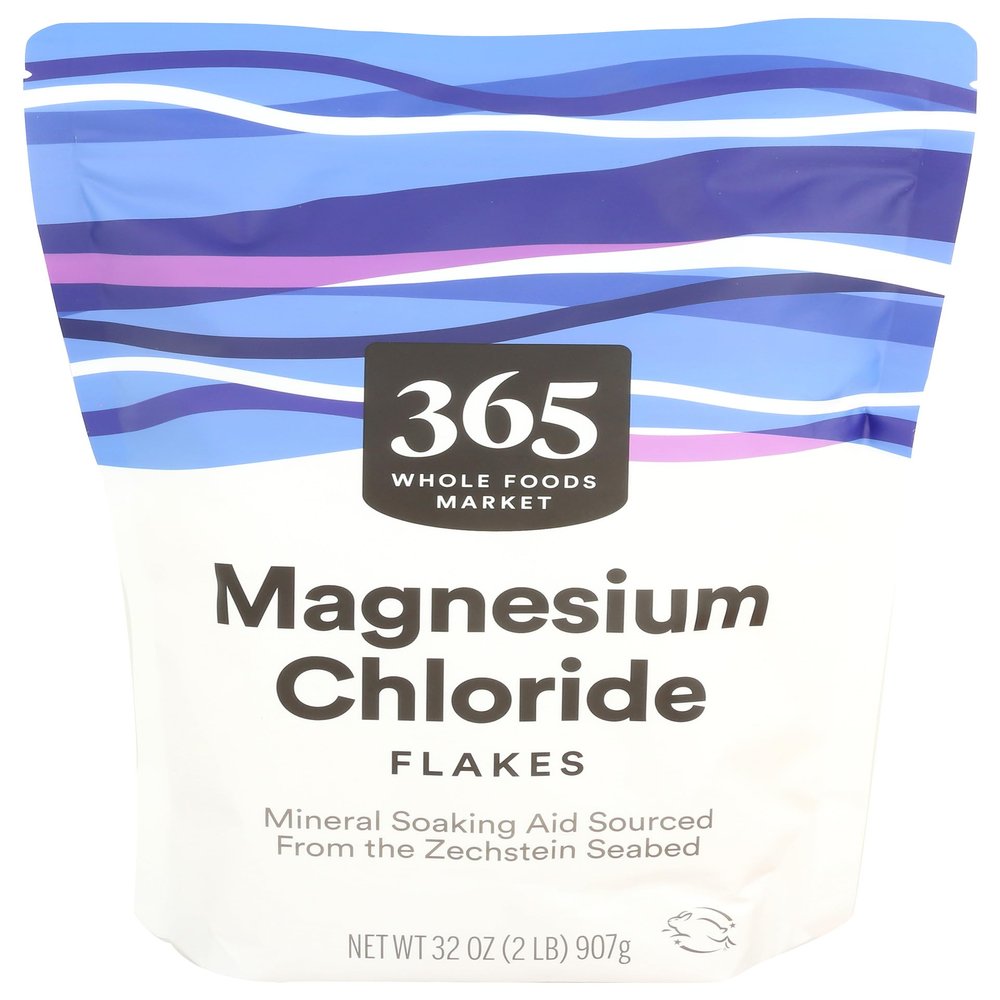 365 by Whole Foods Market, Magnesium Chloride Flakes, Mineral Soaking Aid, 32 Ounce