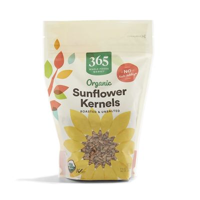 365 by Whole Foods Market, Organic Roasted Unsalted Sunflower Kernals, 12 Ounce