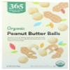 365 by Whole Foods Market, Organic Peanut Butter Balls, 10 Ounce view 1