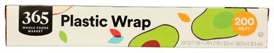 365 by Whole Foods Market, Plastic Wrap, 200 Sq Ft