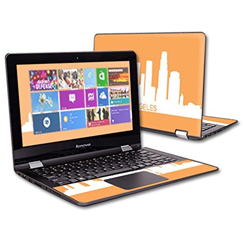MightySkins Skin Compatible with Lenovo Flex 3 11"  Los Angeles | Protective, Durable, and Unique Vinyl Decal wrap Cover | Easy to Apply, Remove, and Change Styles | Made in The USA