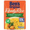 BEN'S ORIGINAL Ready Rice Garden Vegetable Flavored Rice, Easy Dinner Side, 8.8 oz Pouch (Pack of 12) view 3