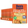 BEN'S ORIGINAL Ready Rice Butter and Garlic Flavored Rice, Easy Dinner Side, 8.8 oz Pouch (Pack of 12) view 1