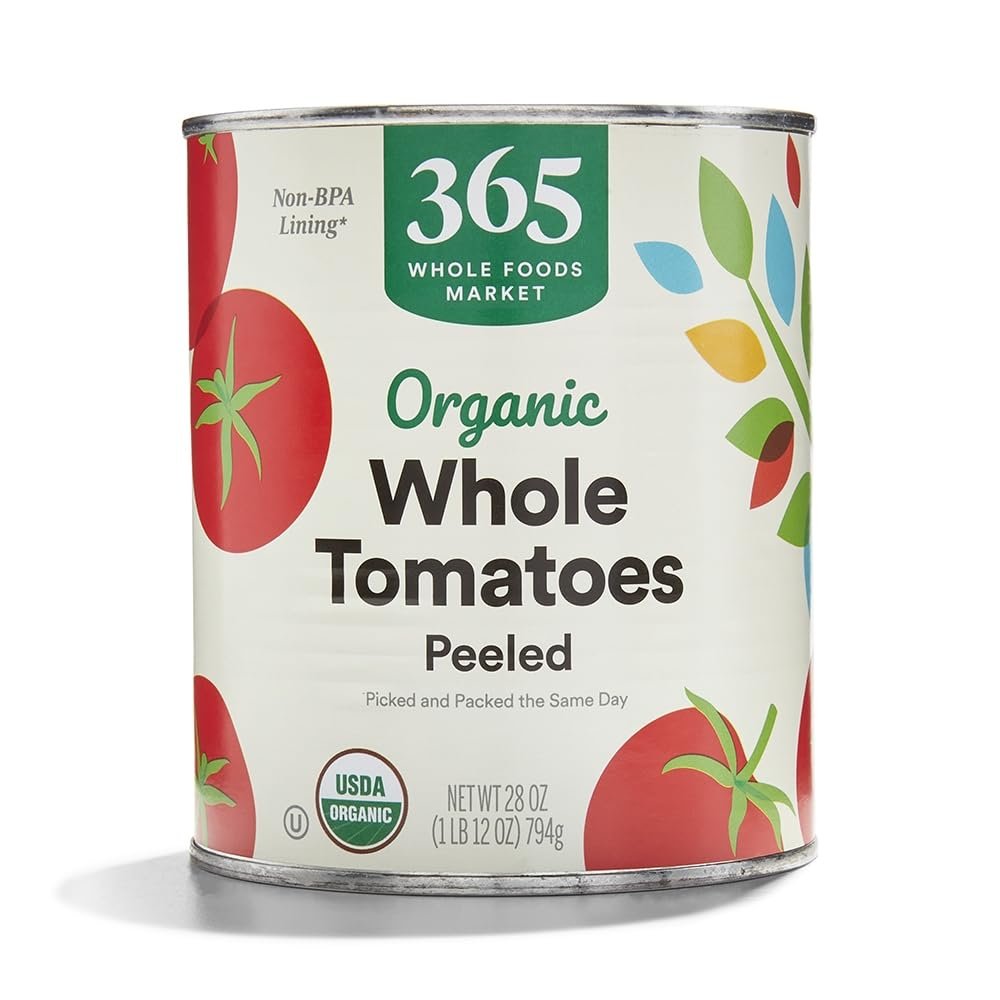 365 by Whole Foods Market, Organic Whole Peeled Tomatoes, 28 oz