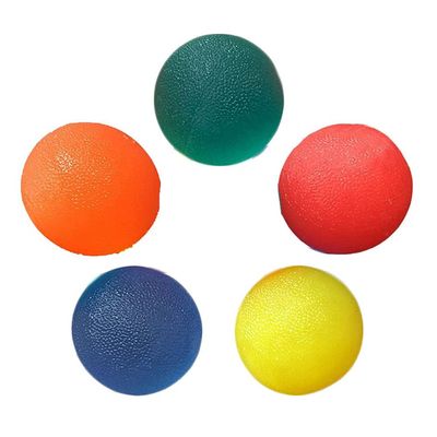 5 Pack Multiple Resistance Therapy Exercise Gel Squeeze Balls for Hand Finger Wrist Muscles Arthritis Grip Exerciser Strengthening