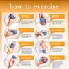 5 Pack Multiple Resistance Therapy Exercise Gel Squeeze Balls for Hand Finger Wrist Muscles Arthritis Grip Exerciser Strengthening view 4