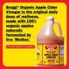 Bragg Organic Apple Cider Vinegar with the Mother - 1 gal (128 fl oz) - Raw and Unfiltered view 2