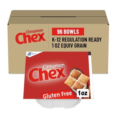Cinnamon Chex Gluten Free Bowlpak Cereal, 1 Ounce (Pack of 96)