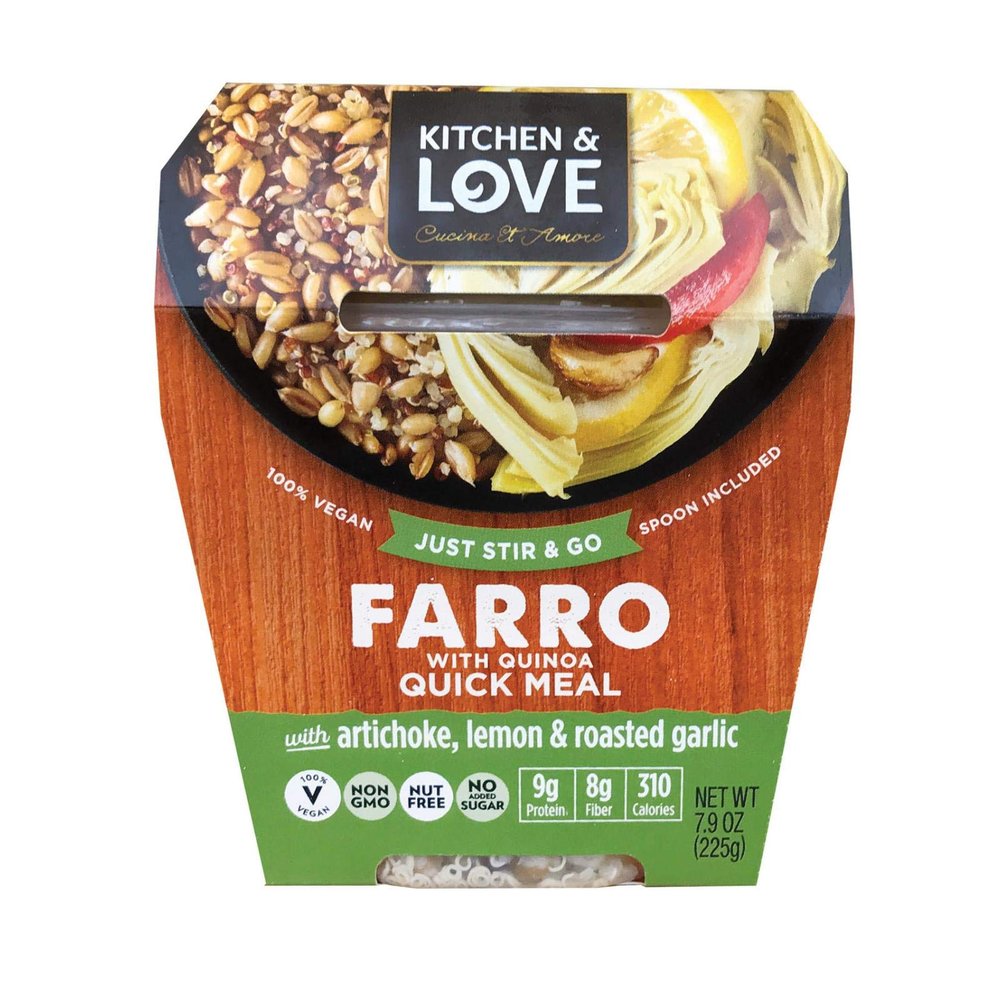 Cucinaamor Farro,Artichoke,Lmn,Garl 7.9 Oz (Pack of 6)