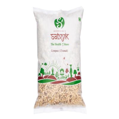 S Siddhagiri's SATVYK THE HEALTH re STORE Organic Cowpea (Chawli) 500Gm (17.63 OZ )