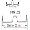 2 Pack (20) SmileTech Palatal Arch Bar Distal Loop Dental Orthodontics Ten Assorted Sizes view 1