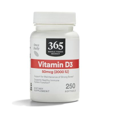 365 by Whole Foods Market, Vitamin D3 2000 IU, 250 ct