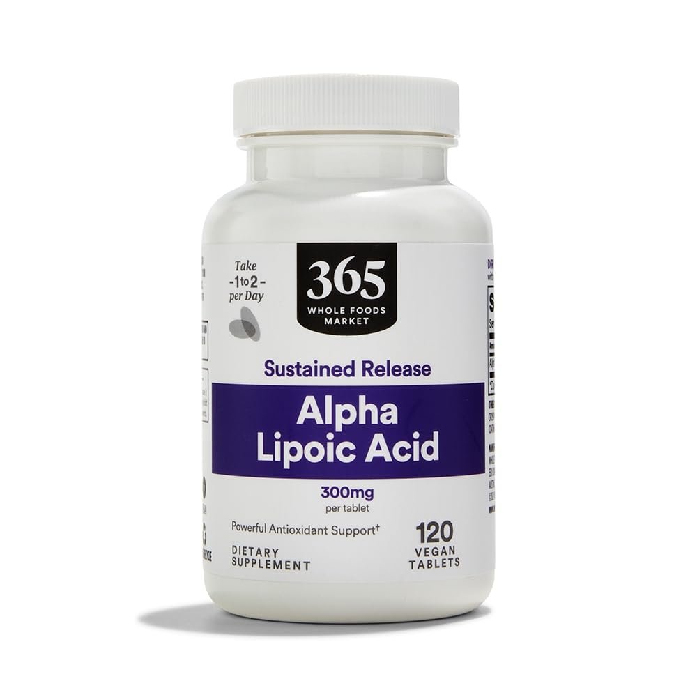 365 by Whole Foods Market, Alpha Lipoic Acid 300mg  Sustained Release, 120 Count