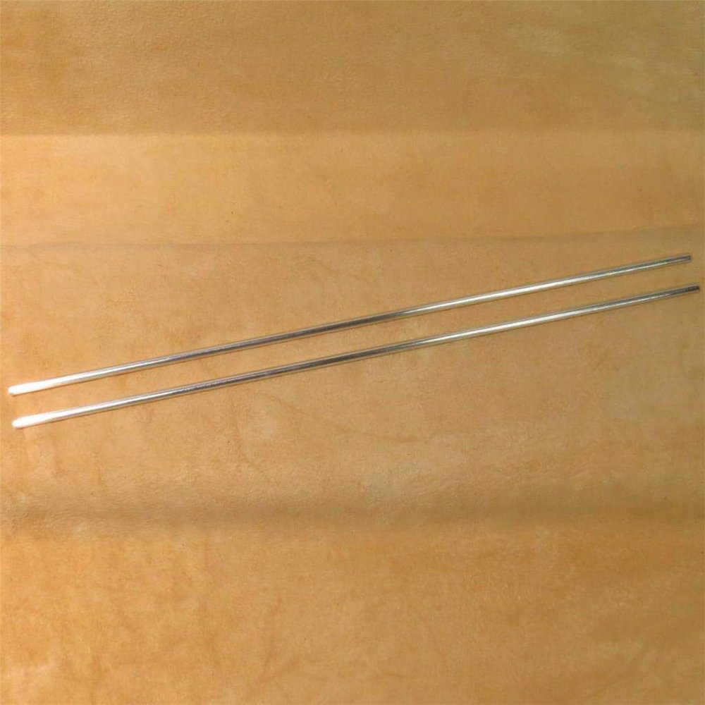 99.995% Pure Silver Wire 7 Gauge  12-inch Rod Set (2 Rods)  Origin USA  Colloidal Silver Electrodes  Certified Test Report (Assay)  Guaranteed .99995+ Purity by Golden State Silver