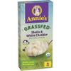 Annie's Organic Macaroni and Cheese, Shells and White Cheddar, Grassfed, 6 oz view 1