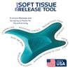 The Wave Tool, The Ultimate Soft Tissue Release Tool. Patented, Ergonomic Scraping and Massage Tool for Trigger Points, fascial Release, Muscle Aches, Pain, tendonitis, Scar Tissue, Athletic Recovery view 2