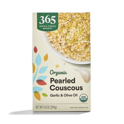 365 by Whole Foods Market, Organic Garlic & Olive Oil Pearled Couscous, 5.8 oz, Packaging may vary
