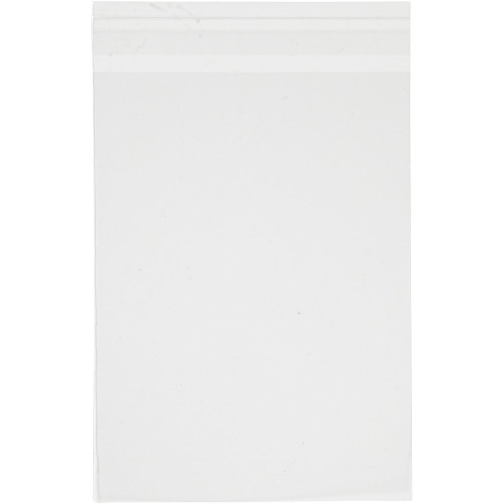 Cellophane Bags, W: 12 cm, H: 16 cm, 50pcs, 30 micron