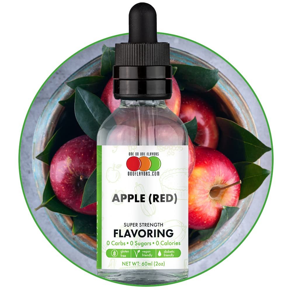 Apple (Red) Flavored Liquid Concentrate (2 oz)