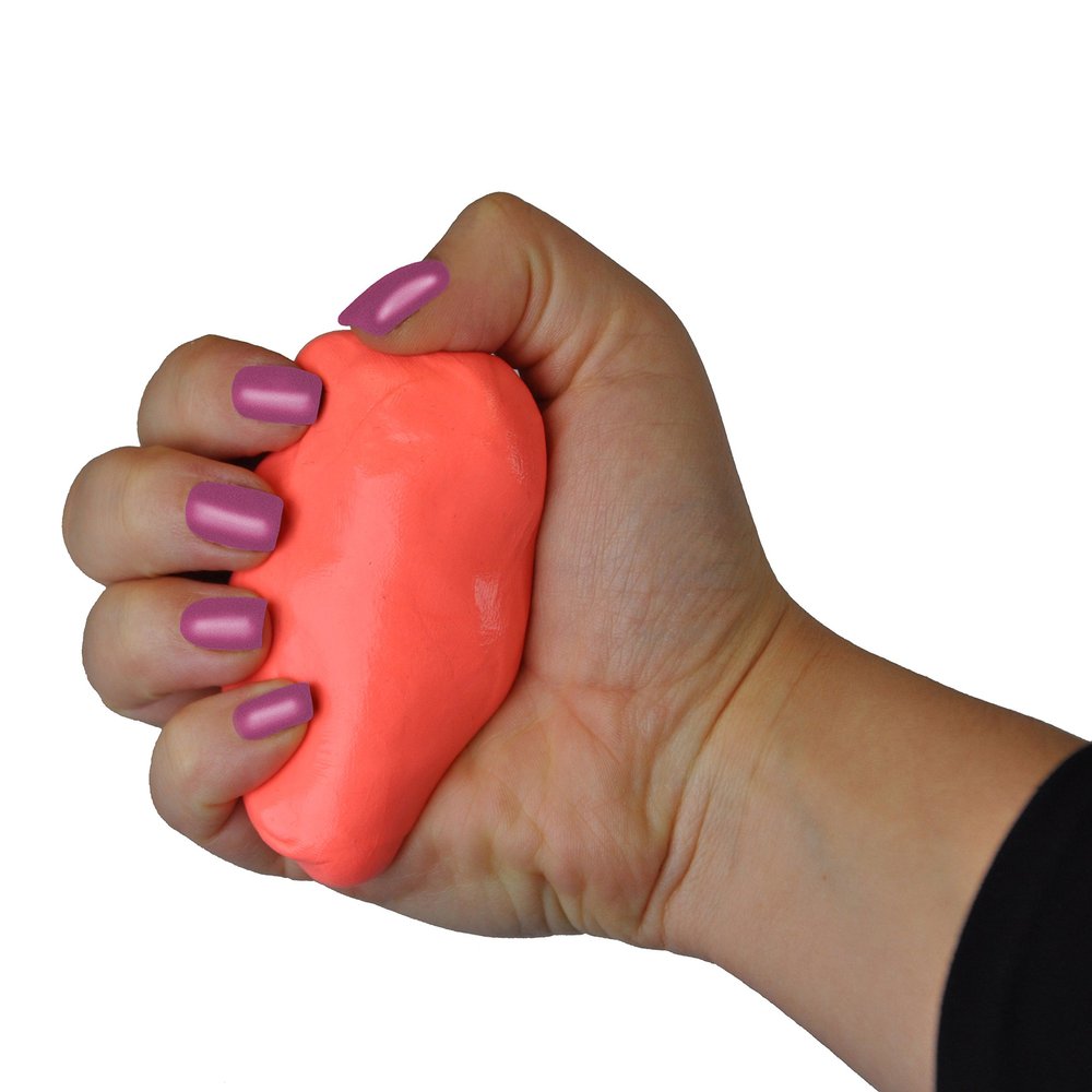 Blue Jay An Elite Healthcare Brand Squeeze 4 Strength Hand Therapy Putty - Therapeutic Hand Putty for Finger - Grip Strength Exercises Putty Made of Firm - Medical Putty - Soft, Red, 2 Oz