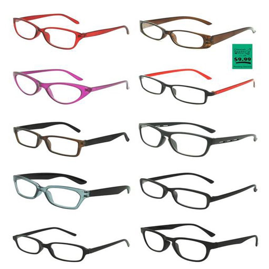 12 PAIR wholesale bulk lot ASSTORTED DELUXE FASHION READING GLASSES STYLES #B