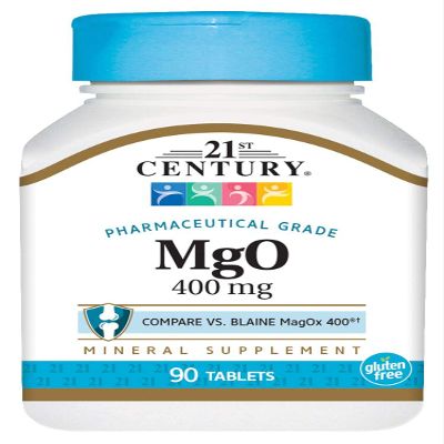 21st Century MgO 400 mg Tablets - 90 ct, Pack of 3