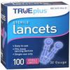 Trueplus Sterile Lancets, 30 Gauge - 100 ct, Pack of 3 view 1