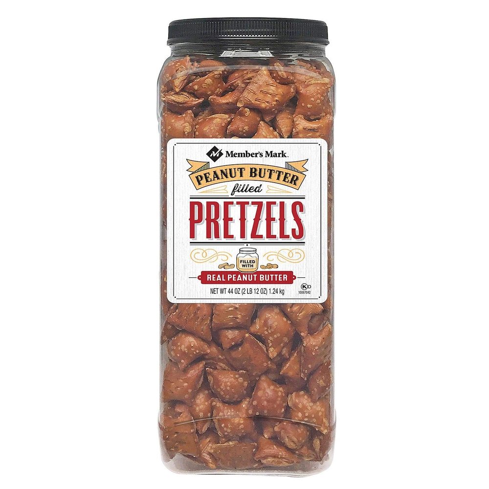 Daily Chef Peanut Butter Filled Pretzels 44oz (Pack of 3)