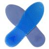 1Pair Long 9.8in Blue Silicone Gel Reusable Honeycomb Full Length Non Slip Comfort Sports Insole Air Cushion Damping Shoe Pad Cushion Shoe Inserts for Women (Small) view 1