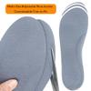 1Pair Long 9.8in Blue Silicone Gel Reusable Honeycomb Full Length Non Slip Comfort Sports Insole Air Cushion Damping Shoe Pad Cushion Shoe Inserts for Women (Small) view 3