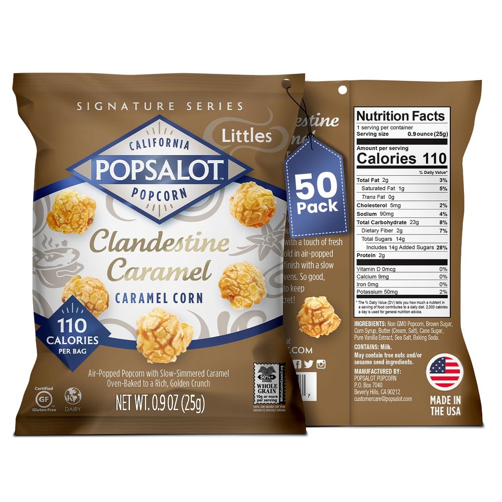 Popsalot-Gourmet Popcorn | Oven-Baked | Gluten-Free | Air-Popped | Flavored Popcorn Gourmet | Popcorn Snack Packs | Pop-Corn Snack Ready to Eat in Every Movement | Popsalot's Popcorn Deluxe Collection