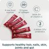 Ancient Nutrition Collagen Peptides Powder, Multi Collagen Protein, Women & Men, Vitamin C, Probiotics, Hydrolyzed Collagen, Supports Skin, Joints, Gut Health, Unflavored, 40 Stick Packs view 3