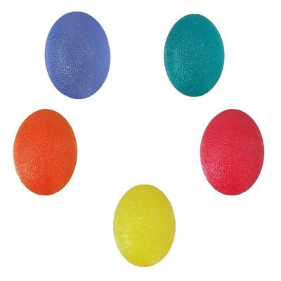 5 Pack Multiple Resistance Therapy Exercise Gel Squeeze Balls for Hand Finger Wrist Muscles Arthritis Grip Exerciser Strengthening