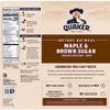 Quaker Instant Oatmeal, Maple & Brown Sugar, Individual Packets, 1.51 Ounce (Pack of 48) view 2