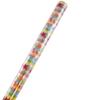 JAM Paper Cellophane Design Gift Wrap - Rainbow Stars - 20 sq ft. - Sold Individually view 1