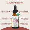 Organic Vitamin B12 1000 mcg Sublingual Liquid Drops For Adults, 6 Months Supply 1 oz, Methylcobalamin & Adenosylcobalamin - Bioactive Blend for Energy, Clarity & Focus - Vegan, Non-GMO, Orange Flavor view 4
