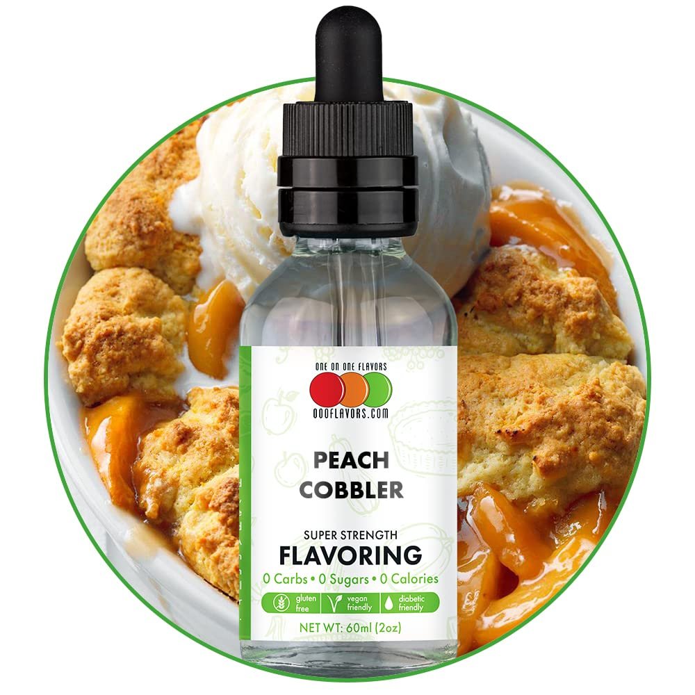Peach Cobbler Flavored Liquid Concentrate (2 oz)