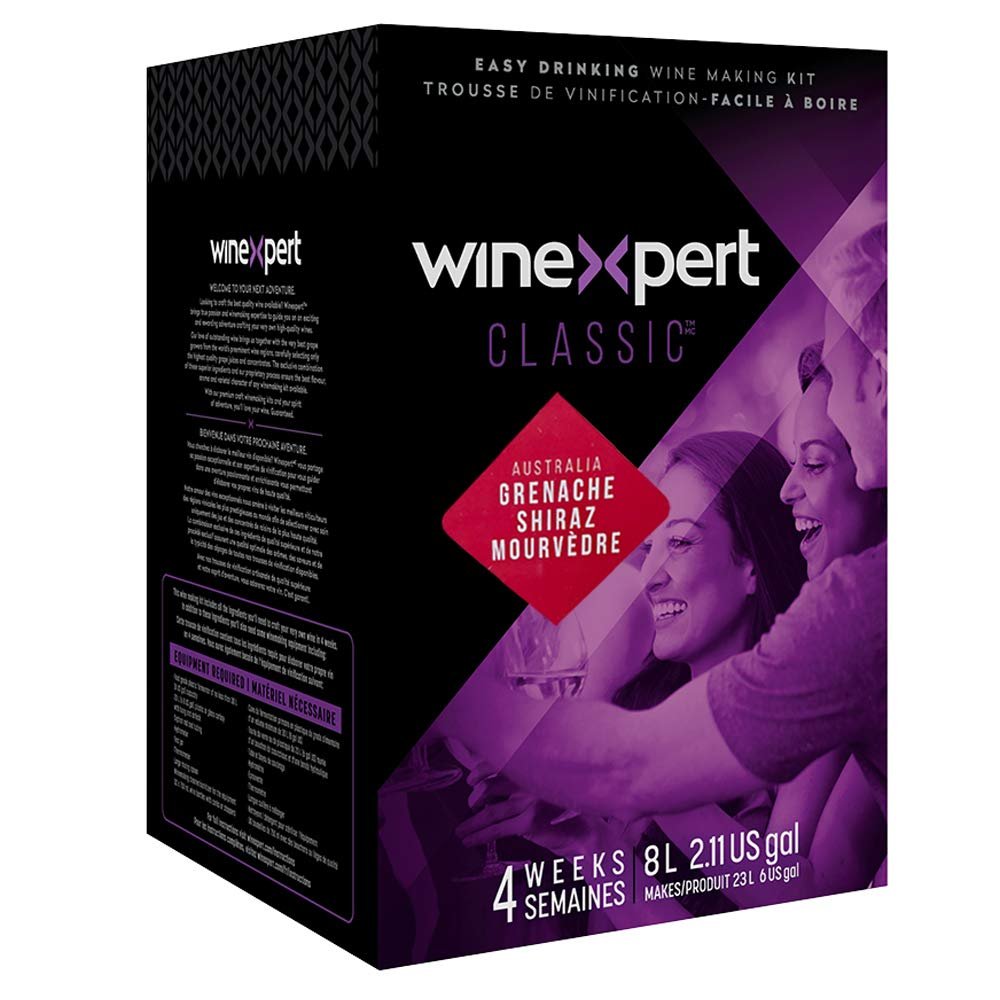 Classic Australian Grenache Shiraz Mourvedre Wine Ingredient Kit