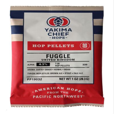 NorthernBrewer UK Fuggle Hop Pellets 1 Oz.