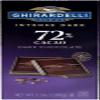 Ghirardelli Intense Dark 72% Cacao Twilight Delight Chocolate Bar, 3.5 Ounce (Pack of 12) view 1