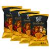 Baked Veggie Chips, Wicked Crisps - Cheesy Cheese Pizza, Healthy Snack, Gourmet Crunchy Tomato Crisps, No Additives or Preservatives, Gluten-Free, Low-Fat, Non-GMO, Kosher, 4oz party-size bag (4 pack) view 1