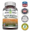 Amazing Formulas Calcium Magnesium Zinc with Vitamin D3 Supplement | Non-GMO | Gluten Free | Made in USA (300 Count | 3 Pack) view 2