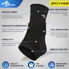 ABIRAM Ankle Brace for Women & Men, Compression Sleeve with Wrap, Foot Support Sleeve, Ankle Support for Sprained Ankle, Plantar Fasciitis Relief Socks, Achilles Tendonitis, Sport,S view 2