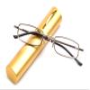 Compact Unisex Spring Temple Reading Glasses w/Pocket Clip Aluminum Case 12 view 4