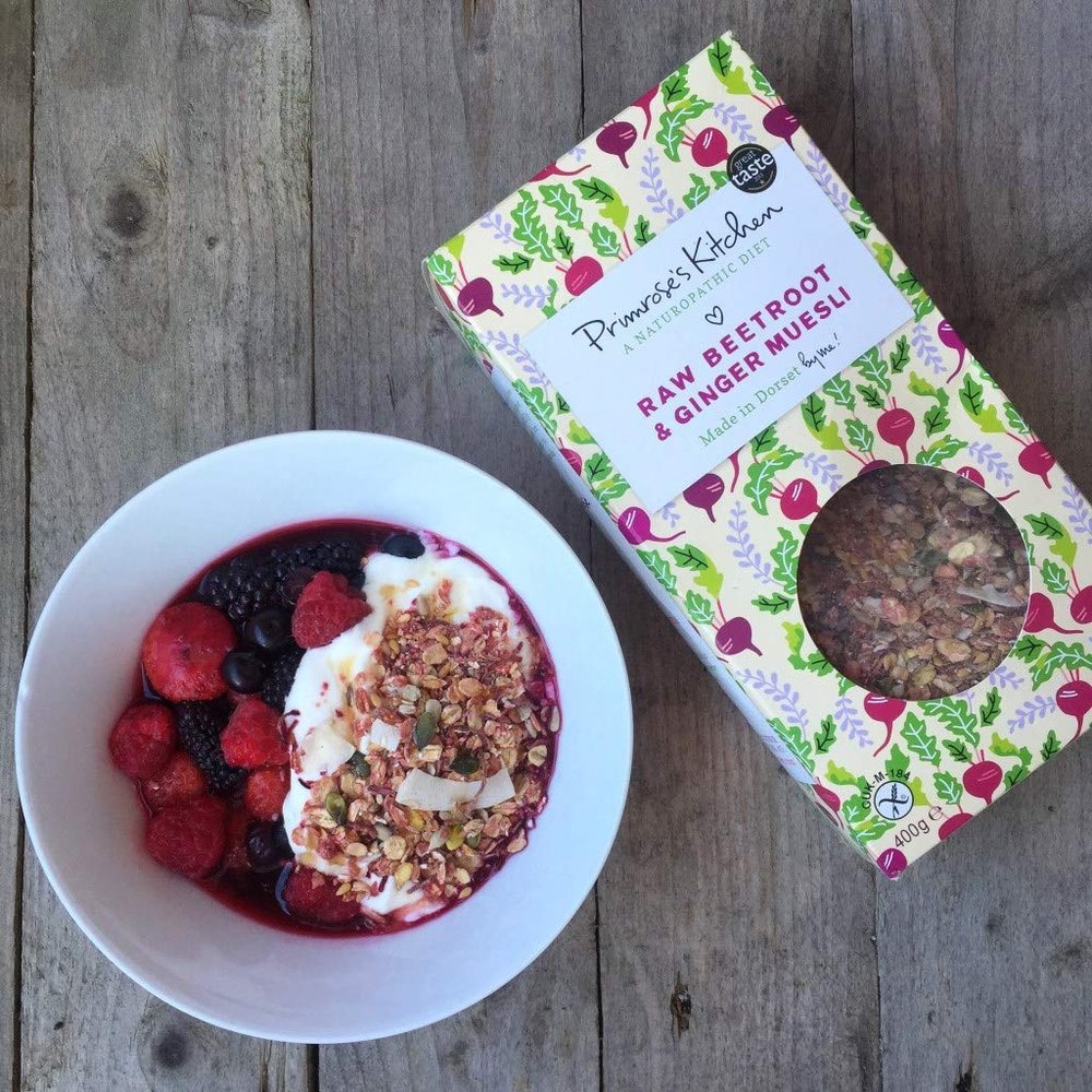 Primrose's Kitchen Raw Beetroot & Ginger Muesli 400g