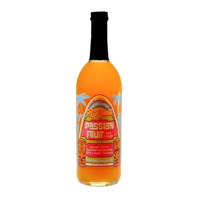 BG Reynolds Natural Tiki Cocktail Cane Syrup, Passion Fruit, 730 ml, No Preservatives