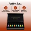 Pure Essential Oil Set for Diffuser - Aromatherapy Essential Oils for Diffusers for Home Travel and Self Care with High Grade Essential Oils for Hair Skin and Nails - Oil Diffuser Essential Oils Set view 2