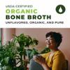 16oz Organic Bone Broth Protein Powder from Grass Fed Beef - USDA Certified Organic, Single Ingredient, Rich in Collagen, Glucosamine, No Additives, Perfect for Carnivore, Paleo, and Keto Diets view 3